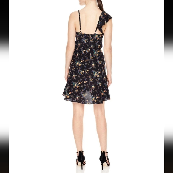 Sandro Asymmetric Floral Dress - Picture 2 of 9